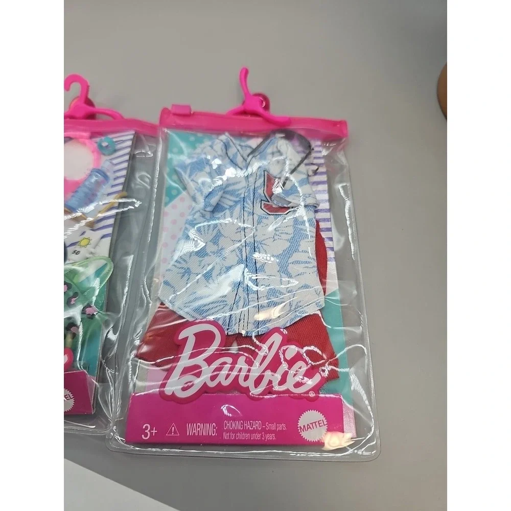 Mattel 2020 Ken‎ Hawaiian Fashion Pack- shirt, pants, shades & Beach Accessories